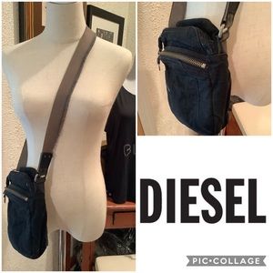 Rare Diesel Distressed Canvas VTG Crossbody Bag